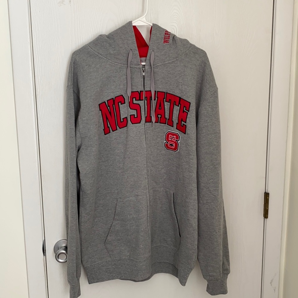 NC State Wolfpack full zip hoodie